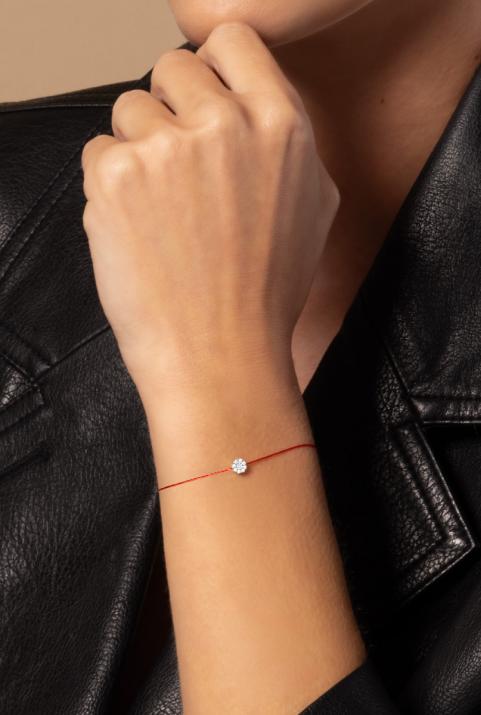 Bracelet Fil Melodie  Or Blanc - Redline - 0++