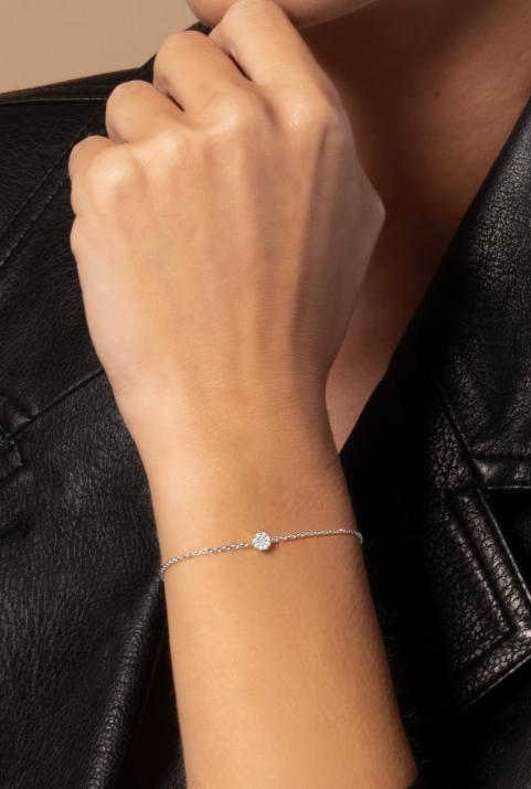 Bracelet chaîne Melody Or Blanc - Redline - 0++
