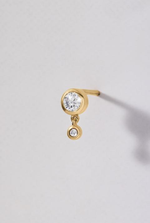 Boucle d'oreille Lumina Or Jaune - Redline - 0++