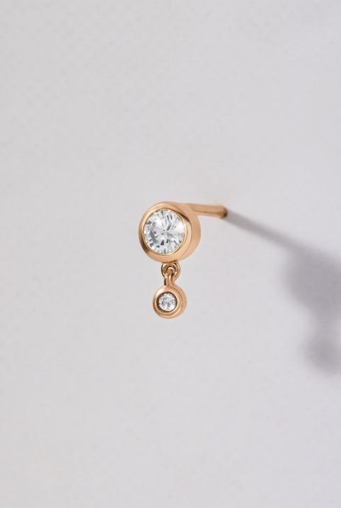 Boucle d'oreille Lumina Or Rose - Redline - 0++