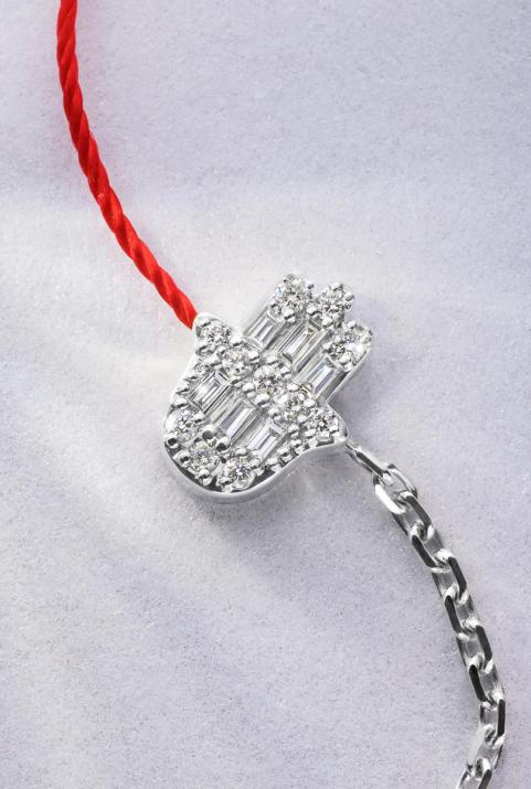 Bracelet Double Manita Or Blanc - Redline - 0++