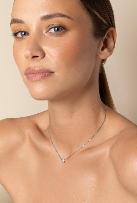 Collier Chaîne Manita Or Blanc - Redline - 0++