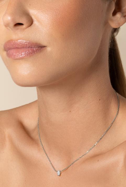 Collier Chaîne Manita Or Blanc - Redline - 0++