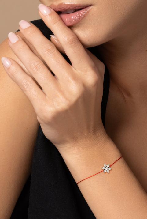 Bracelet Fil Odelia Or Blanc - Redline - 0++