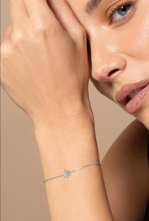 Bracelet chaîne Odélia Or Blanc - Redline - 0++