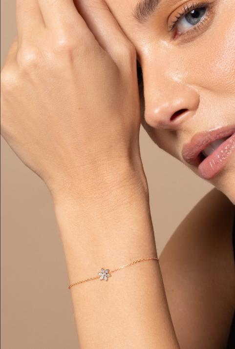Bracelet chaîne Odélia Or Rose - Redline - 0++