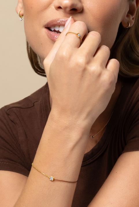 Bracelet Double So Princesse Or Jaune - Redline - 0++