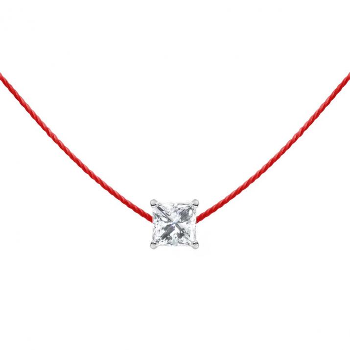 Collier Fil So Princesse Or Blanc - Redline