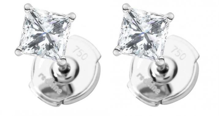 Boucle d'oreille So Pure Courtoise Or Blanc - Redline