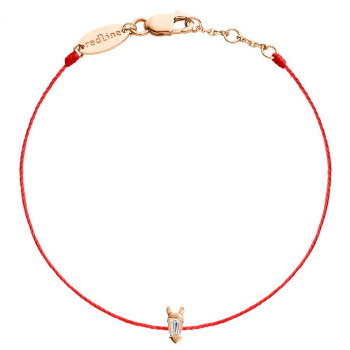 Bracelet Fil Lucky Horse Or Rose - Redline - 0++