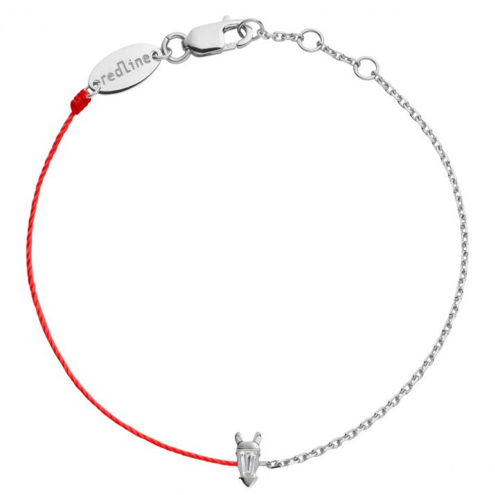 Bracelet Double Lucky Horse Or Blanc - Redline - 0++