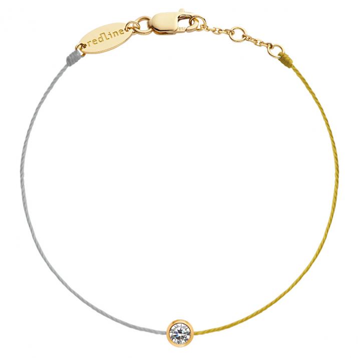 Bracelet Fil Pure bicolor Or Jaune - Redline - 0++
