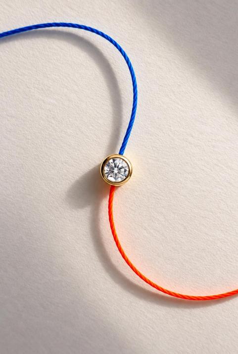 Bracelet Fil Pure bicolor Or Jaune - Redline - 0++