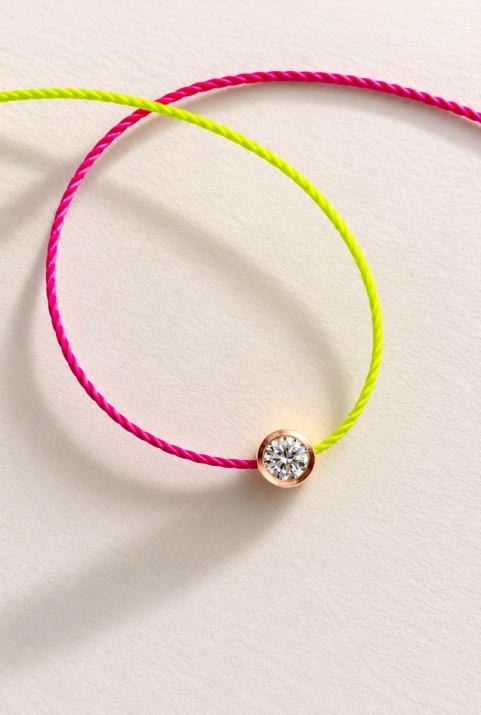 Bracelet Fil Pure bicolor Or Rose - Redline - 0++