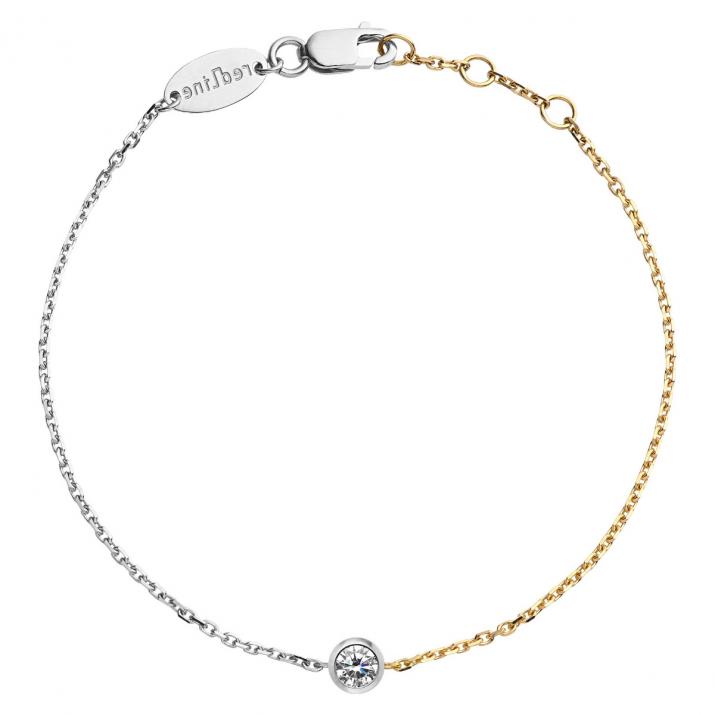 Bracelet chaîne Pure bicolor  Or Blanc - Redline - 0++
