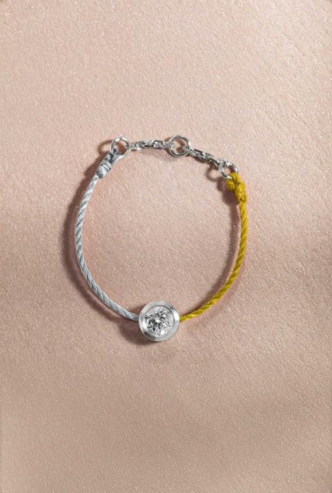 Bague Fil Pure bicolor Or Blanc - Redline - 0++