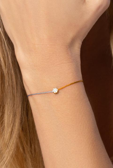 Bracelet Fil Illusion bicolor Or Jaune - Redline - 0++