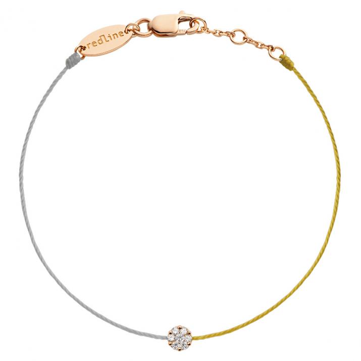 Bracelet Fil Illusion bicolor Or Rose - Redline - 0++