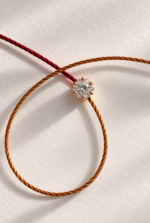 Bracelet Fil Illusion bicolor Or Rose - Redline - 0++