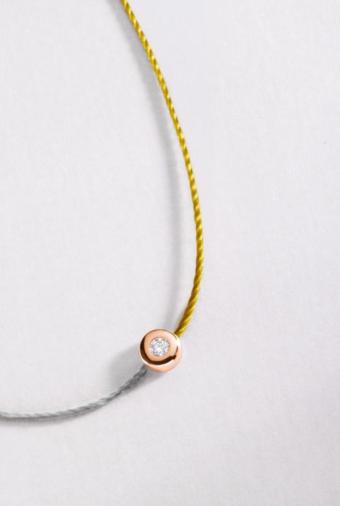 Bracelet Fil Minimaliste bicolor Or Jaune - Redline - 0++