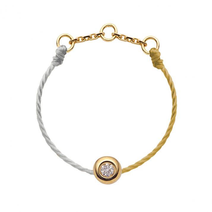 Bague Fil Minimaliste bicolor Or Jaune - Redline - 0++