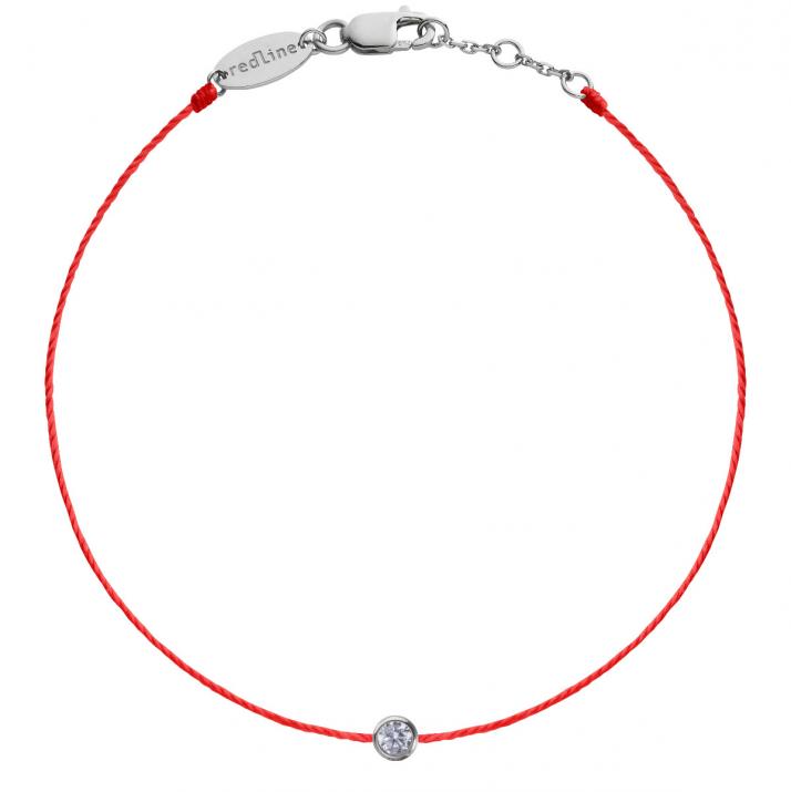 Bracelet Fil Serenity Or Blanc - Redline