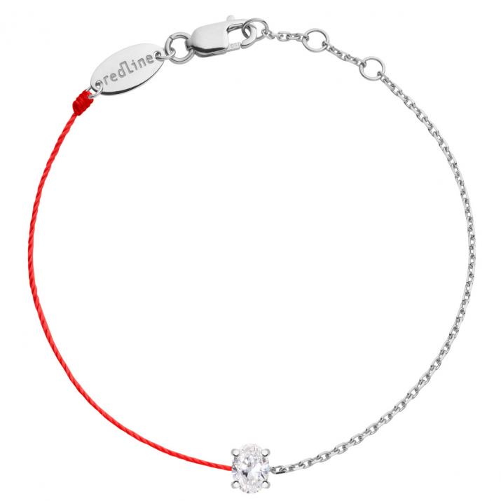 Bracelet Double Sa Baronne Or Blanc - Redline