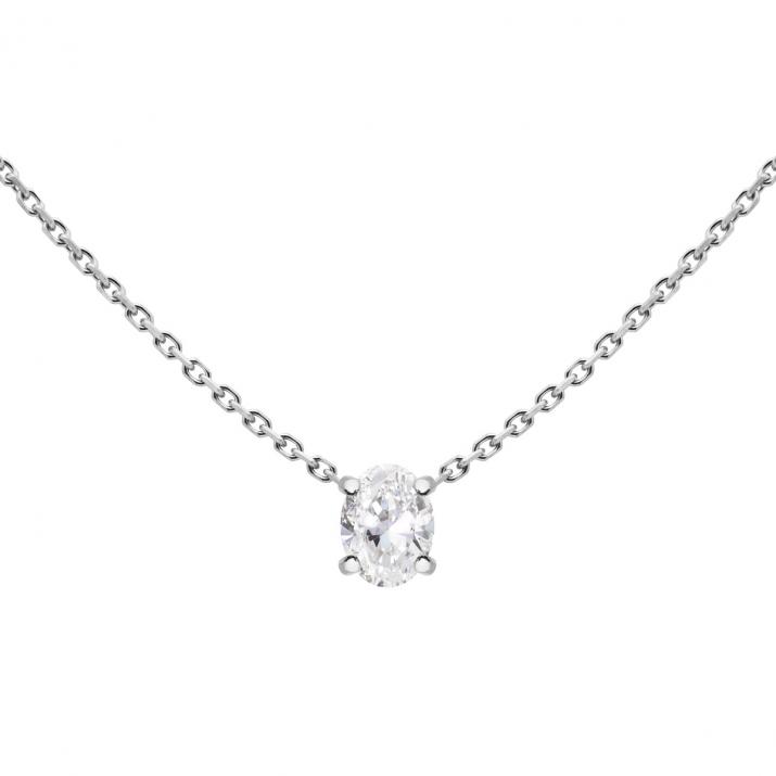 Collier Chaîne Sa Baronne Or Blanc - Redline
