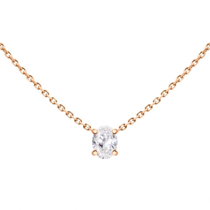 Collier Chaîne Sa Baronne Or Rose - Redline