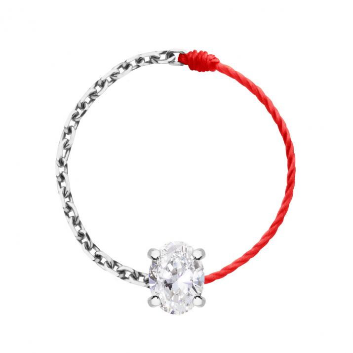 Bague Double Sa Baronne Or Blanc - Redline