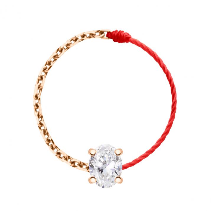 Bague Double Sa Baronne Or Rose - Redline