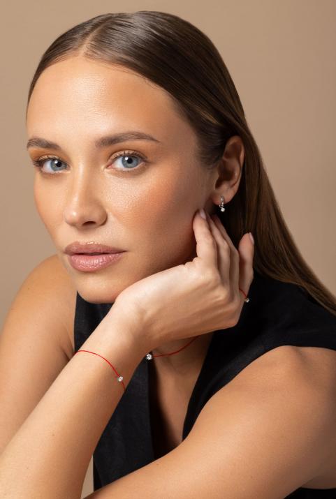 Pampille Solitaire Charm Or Blanc - Redline - 0++