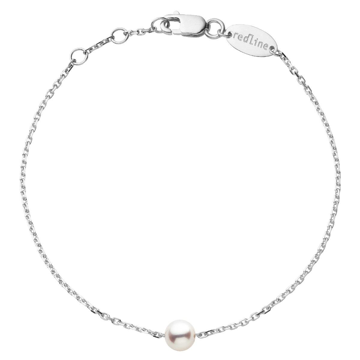 Redline Bijoux - Sensuelle Akoya - Bracelet Chaîne Femme avec