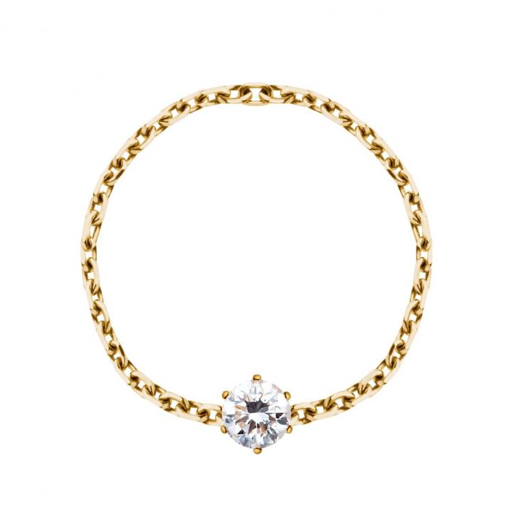 Bague Absolu Chaîne en or jaune - Redline - 0++