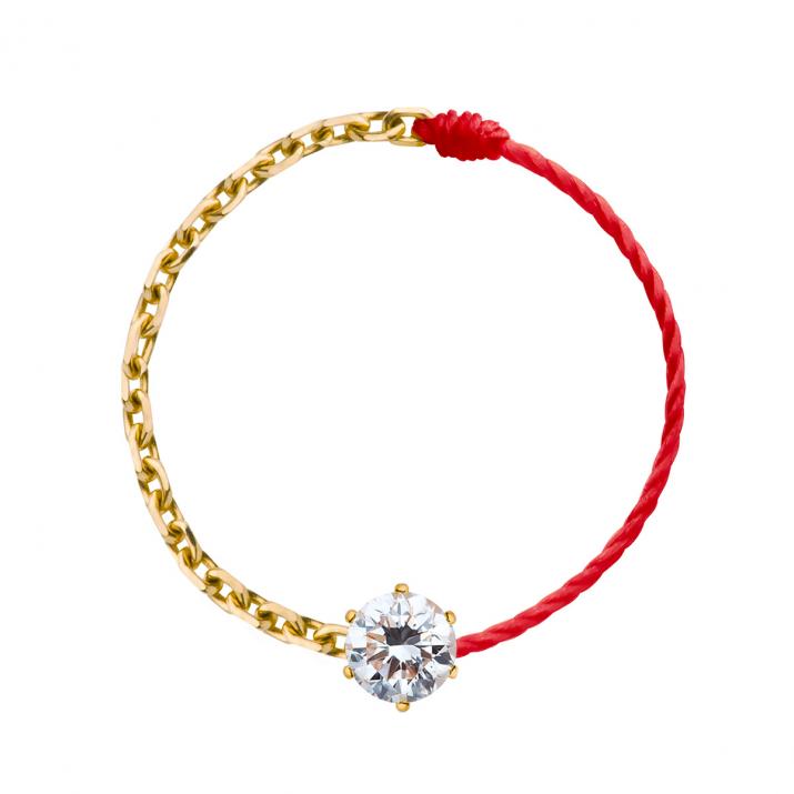 Absolu Bague double en Or Jaune - Redline - 0++