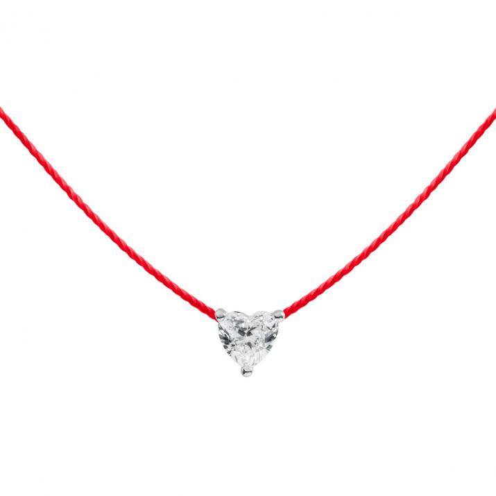Collier femme Bien Aimé Or blanc - Redline