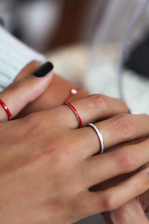 Bague Si Bel Amour or blanc - Redline - 0++