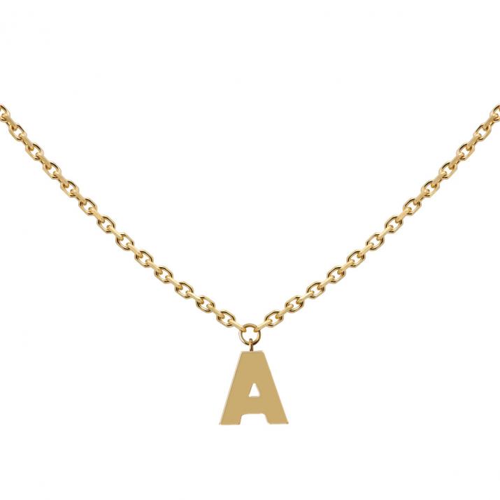 Collier chaîne Alphabet or jaune - Redline - 0++