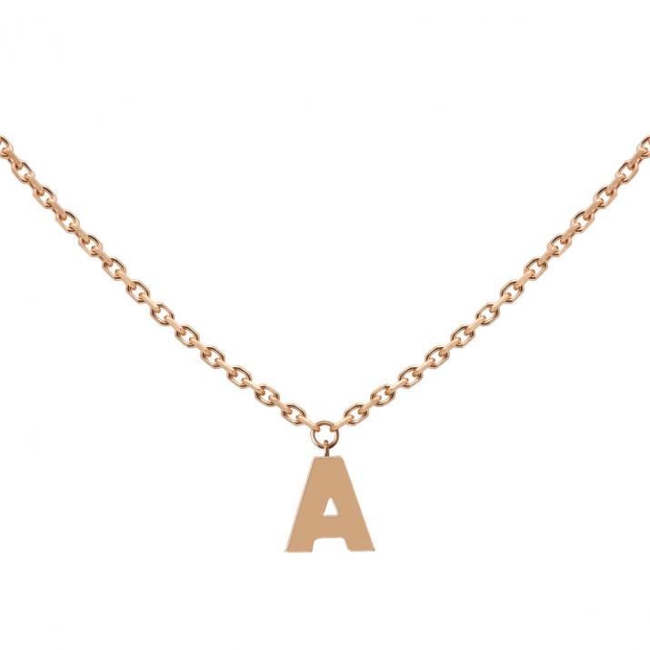 Collier chaîne Alphabet or rose - Redline - 0++