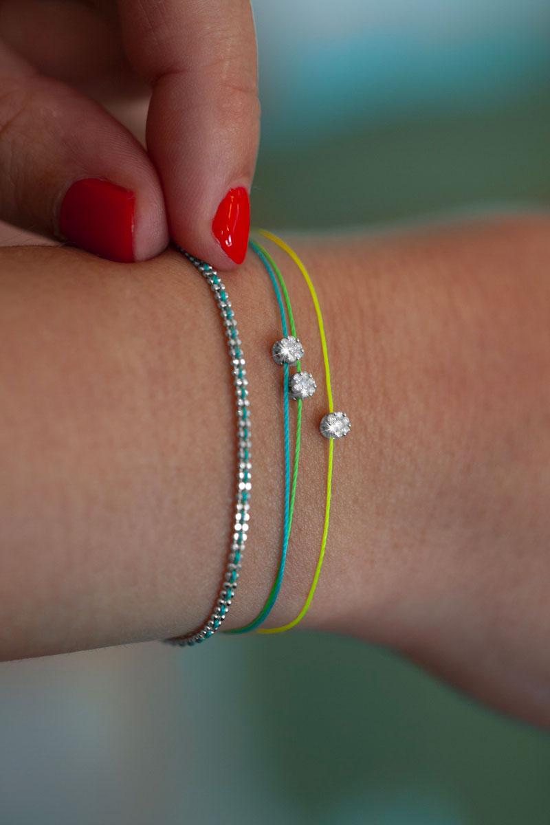 Bracelet cordon diamant Nuit de Noces - 2