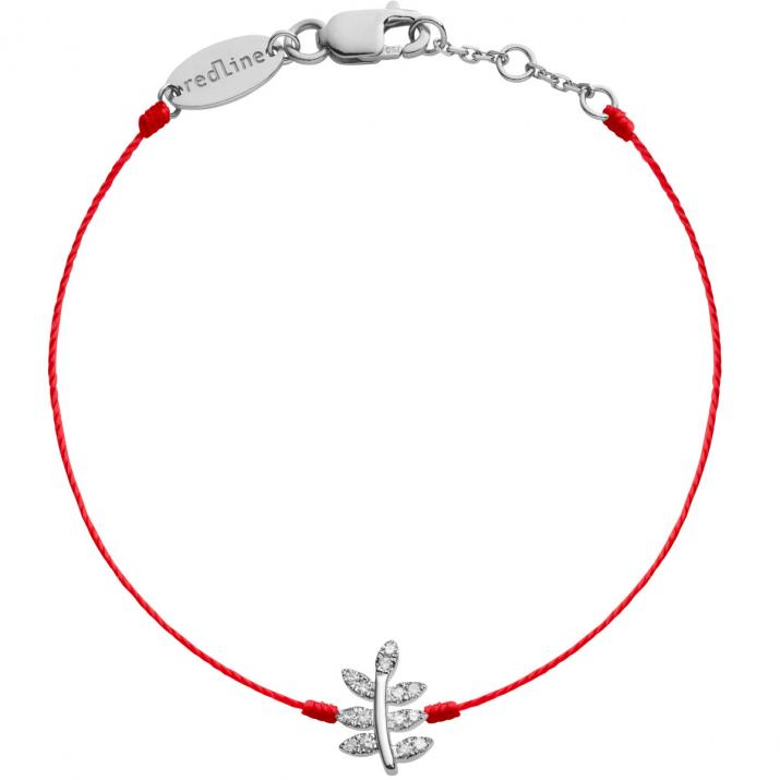 Bracelet fil Bagatelle pavé diamants en or blanc - Redline - 0++