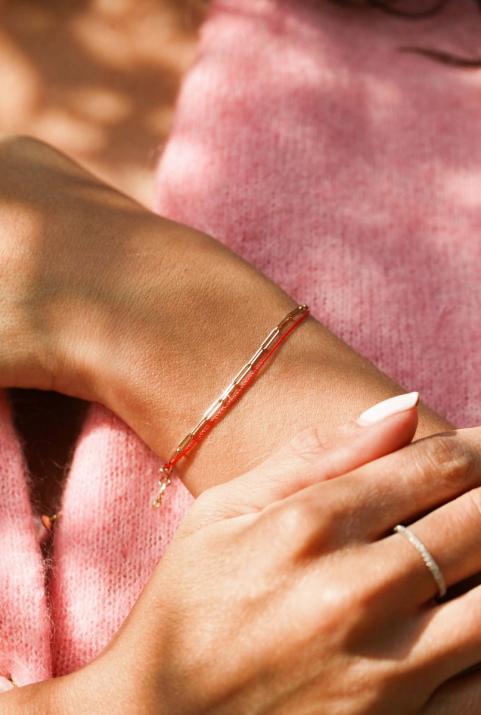 Bracelet My Way duo or jaune - Redline - 0++
