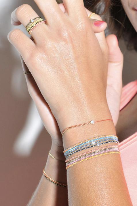 Bracelet Aurore avec diamant Pure en Or Jaune - Redline - 0++