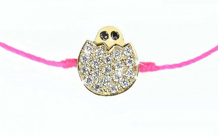 String Bracelet Piu Piu White Gold RedLine Jewelry - Redline - 0++