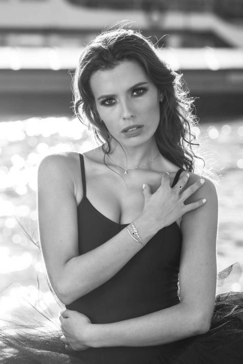 Collier chaîne tour eiffel or rose pavé diamants - Redline - 0++