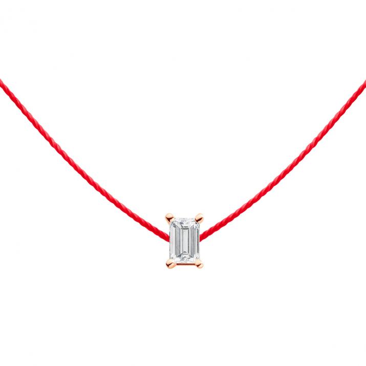 Collier femme Comtesse fil Or rose - Redline