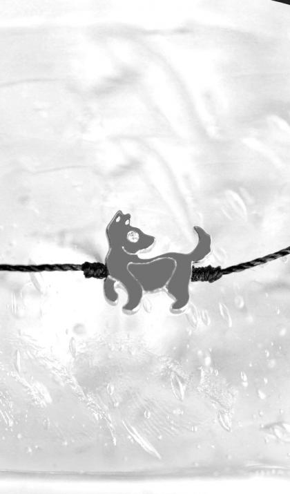 Bracelet Fil Femme avec 0.003ct Diamant en Or Blanc - Redline - 0++