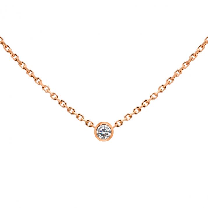 Bébé Pure collier chaine or Rose - Redline - 0++