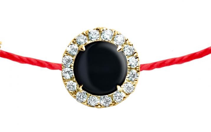 Bracelet Reine Onyx Or Jaune - Redline - 0++