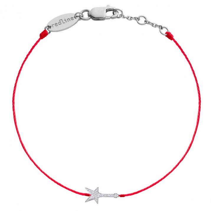 Bracelet Chaîne Femme avec 0.0416ct Diamant en Or Blanc Pavé - Redline